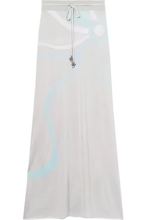 Puccini Gonna lunga Marmo jacquard