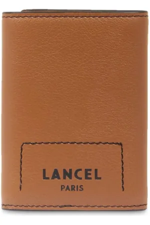LANCEL Portafoglio tri-fold in pelle
