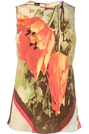 Jean Paul Gaultier Blusa a fiori anni 2000
