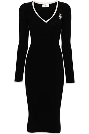 Elisabetta Franchi Abito midi a coste