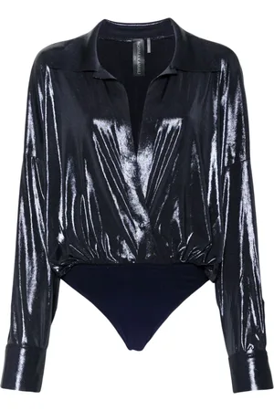 Norma Kamali Body in stile camicia