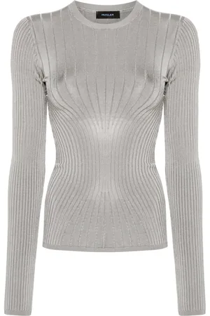 MUGLER Top lavorato a maglia