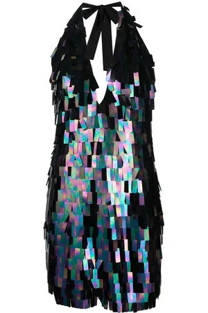 Ilkyaz Ozel Abito corto con paillettes