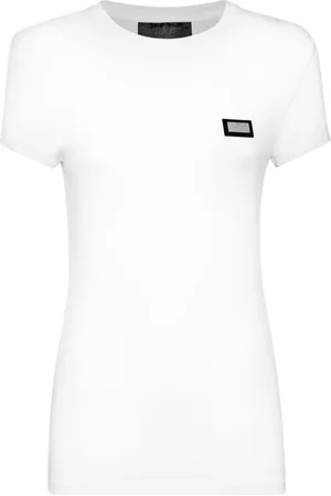 Philipp Plein T-shirt con placca logo