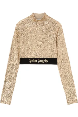 Palm Angels Top con paillettes