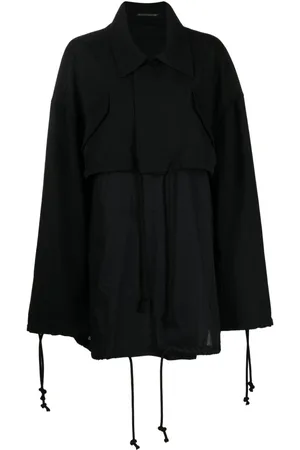 YOHJI YAMAMOTO Mantella con coulisse