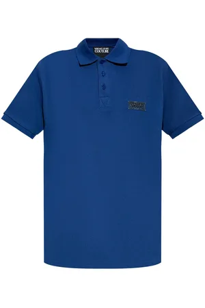 VERSACE Polo con placca logo