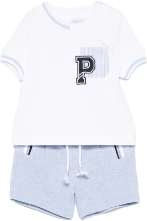 PATACHOU Set shorts con logo ricamato