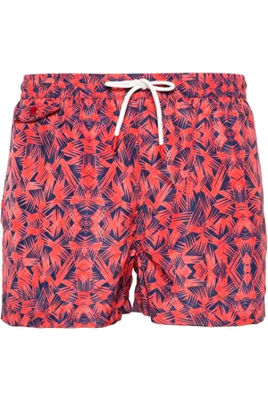 Kiton Costume da bagno con stampa grafica