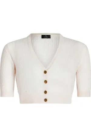 Etro Cardigan con bottoni crop