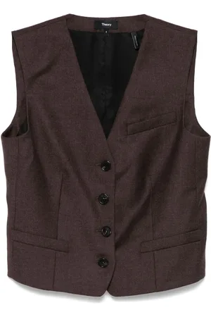 THEORY Gilet Hickory