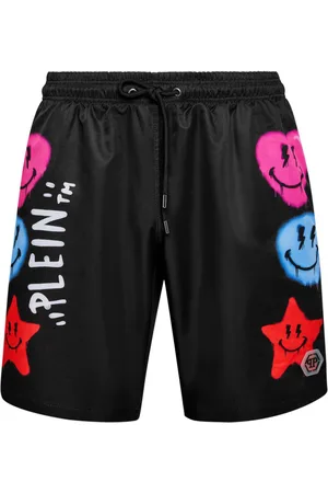 Philipp Plein Costume da bagno con stampa grafica