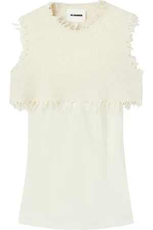 Jil Sander Top smanicato