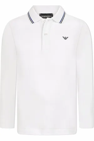 Emporio Armani Polo a maniche lunghe con stampa