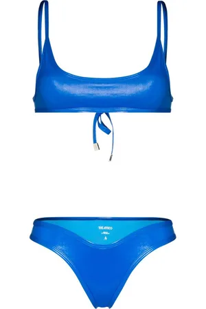 The Attico Bikini con effetto lucido