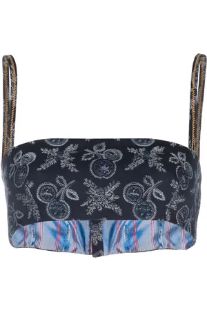 Etro Bralette con motivo jacquard