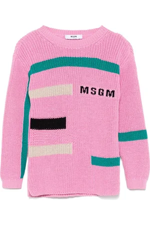 Msgm Maglione con design color-block