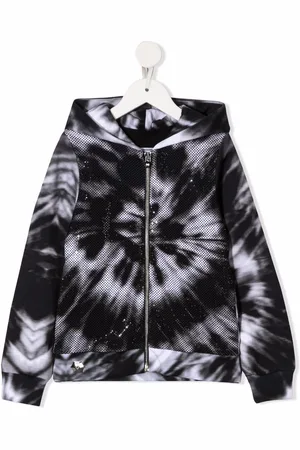 Philipp Plein Felpa con fantasia tie dye