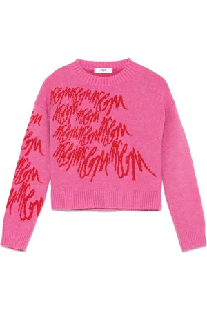 Msgm Maglione con motivo jacquard