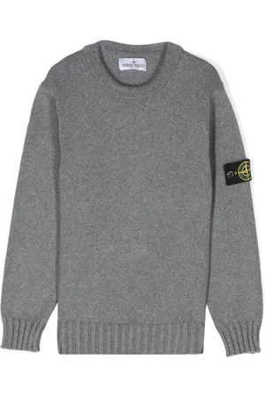 Stone Island Felpa con applicazione Compass