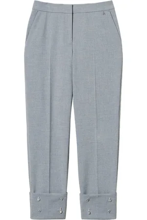 Twin-Set Pantaloni con ricamo