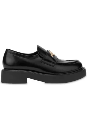 Moschino Mocassini con placca logo
