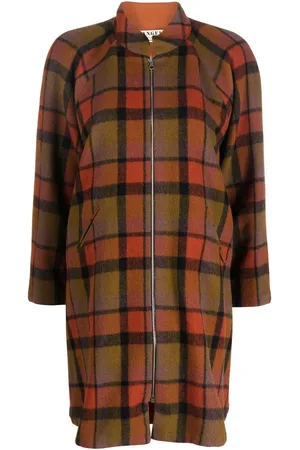 A.N.G.E.L.O. Vintage Cult Cappotto a quadri anni 