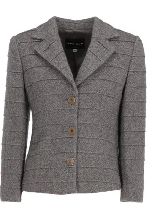 Giorgio Armani Giacca monopetto a coste 2000