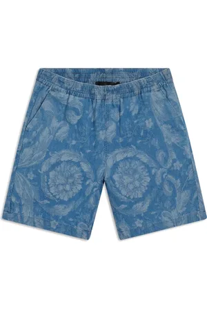 VERSACE Shorts con stampa barocco