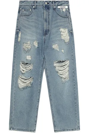 KIMHEKIM Jeans dritti con effetto vissuto