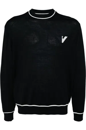 Emporio Armani Maglione con logo jacquard