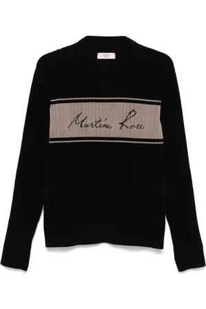 MARTINE ROSE Maglione con scollo a V