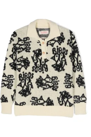 The Animals Observatory Maglione stile polo Raven