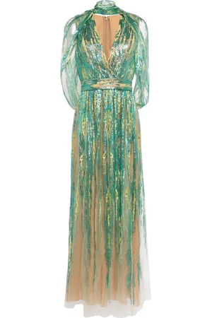 Elie saab Abito da sera con paillettes