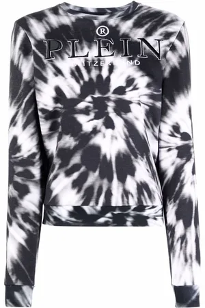 Philipp Plein Felpa con fantasia tie dye