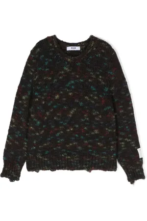 Msgm Maglione con effetto vissuto
