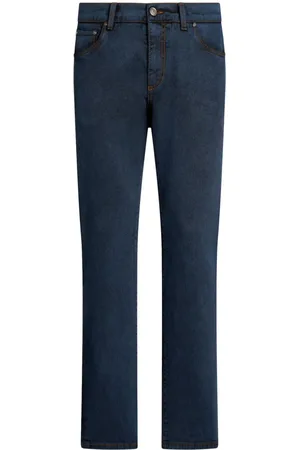 Etro Jeans slim con motivo Pegaso