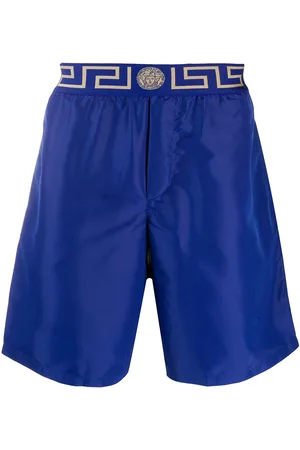 VERSACE Costume da bagno con bordo Greca