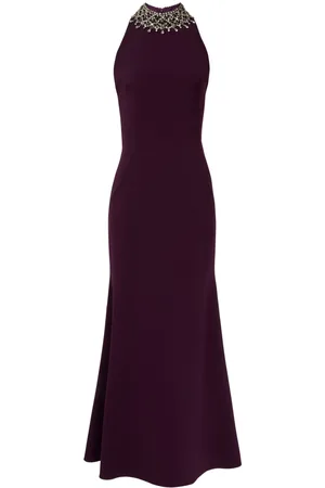 Jenny Packham Abito Pechora midi con strass