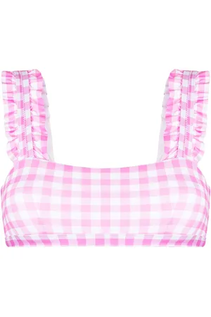 Ephemera Top bikini a quadretti