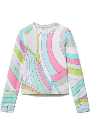PUCCI Junior T-shirt con stampa Iride