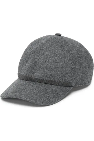 Brunello Cucinelli Cappello da baseball con dettaglio Monili