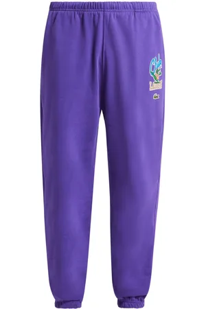 Lacoste Pantaloni sportivi con stampa Iconic