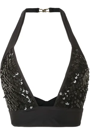 AMIR SLAMA Top con paillettes