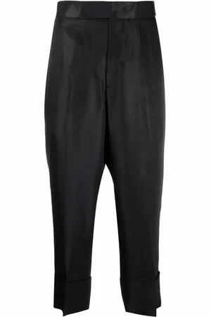 SAPIO Pantaloni crop a vita alta