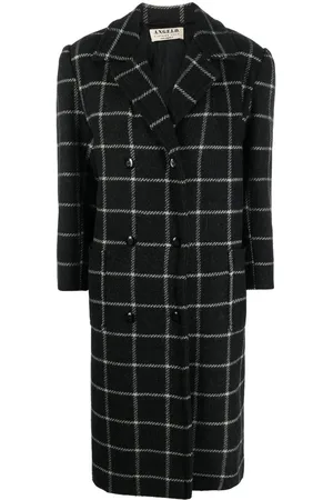 A.N.G.E.L.O. Vintage Cult Cappotto doppiopetto a quadri anni 