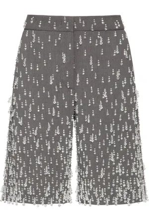 VALENTINO GARAVANI Shorts sartoriali a vita bassa