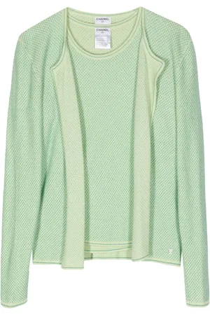 CHANEL Set cardigan con ricamo 2001