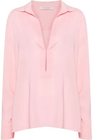 Serafini Blusa in crêpe de chine