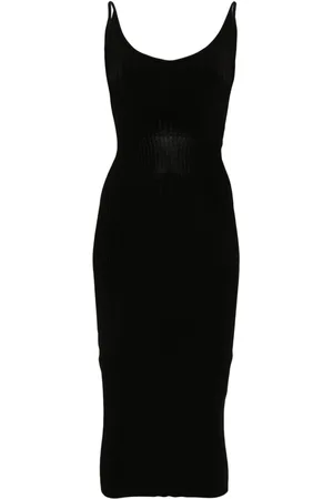 MUGLER Abito midi smanicato